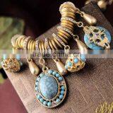 Vintage Statement Necklace,Jewellery Pendant Necklace For Women,Beaded Chain Necklace thumbnail-6