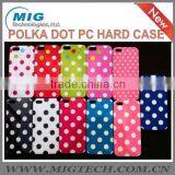 Polka dot PC hard case for iphone 5S , for iphone 5 case