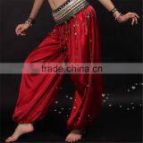 2016 High Quality Tribal Belly Dance Pants Bloomers for Women Belly Dancing Harem Pants Various Colors