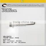 YB-D072 Billion Factory Superfmarket Pegboard Hanger Metal Chrome Hook Single Wire Display Hook