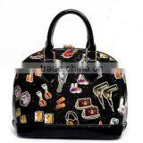 Wear-resisting PU Leather Youth Fashion Shell Shape Handbag thumbnail-6
