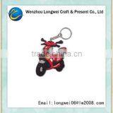 2d Motorbike Soft Pvc Keychain/custom Pvc Keychain
