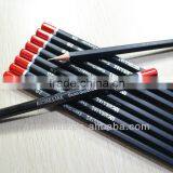7" Standard Size Hexagonal Shape Matt Black Coating Body Graphite 2B Pencil Sharpened With Dipped End thumbnail-1