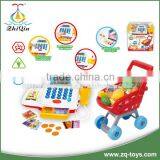 Electronic Cash Register Supermarket Shopping Trolley Cash Register Bank Kids thumbnail-2
