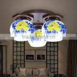 Jingdezhen Decal Pastel Light Fixture of Celling Led Light thumbnail-1