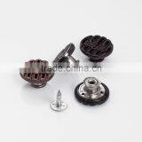 Custom Denim Engraved Logo Buttons Screw Metal Buttons thumbnail-4