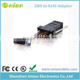 DB9 male to RJ45 Female Modular Adapter Kit - 8 Conductor