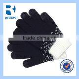 Winter Black Keep Warm Touch Screen Gloves