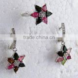 Big! Beautiful !! Turmuline_White C 925 Sterling Silver Set, 925 Designer Silver Jewellery Exporter, Silver Jewelry Supplier thumbnail-5