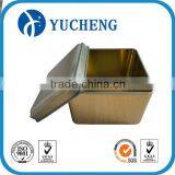 Factory Sale Top Grade Print Wholesale Square Tin Can thumbnail-1