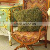 Dark Green Color Real Mongolian Lamb Fur Oriental 50*50CM Cushion/New Design Cushion Covers thumbnail-3