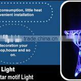 Fancy Christmas led star decoration samrt cheap led star light with high quality metal lighted star wall decor