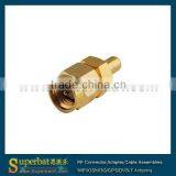 SMA-SMB Adapter SMA Plug to SMB Jack Straight Gold-pleated Conenctor thumbnail-1
