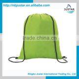 Promotional Gift Bag Use210D Polyester Cheap Strong Drawstring Backpack Bags thumbnail-5