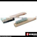 Shoe Handle Wooden Wire Brush