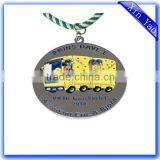 High Quality Die Cast Cheap Enamel Custom Silver Medal thumbnail-5