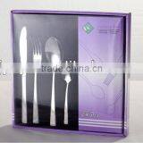 24PCS Wedding Souvenir Stainless Steel Cutlery Set With Beautiful Box