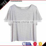 Manufacturer China Women's Clothing Cotton Bluk Custom Logos t Shirt Sports Shirts Made in China thumbnail-1