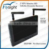 520 RC801 HDMI Screen 7 Inch FPV Monitor for RC Octocopter RTF