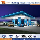 Low Cost Gas Station Steel Girder Truss Construction thumbnail-4