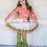 2015 Fall Giggle Moon Remake Outfits Girls Boutique Clothing, Wholesale Children's Boutique Clothing thumbnail-1