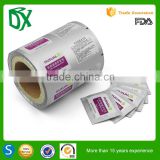 Latest products in market custom PET/AL/PE aluminum foil plastic film roll for condom packaging