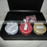 Handmade Aroma Set of Scented Tin Candles and Fragrance Reed Diffuser