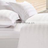 100% Egyptian Cotton Soft White Stripe Pillow Cases