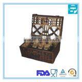 Nature Handmade Family Picnic Basket Without Handle