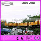 Amusement Park Rides Kids Game Playground Sliding Dragon Small Roller Coaster for Sale thumbnail-5