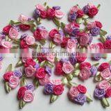 Decorative Handmade Satin Ribbon Flowers thumbnail-1