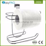 Hot sale wall mounted metal wire kitchen tissue paper roll holder
