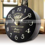 Customized Logo Resin Clock Vintage Clock thumbnail-2