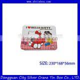 Hello-Kitty Lunch Tin Box With Handle for Cookie Packaging thumbnail-1
