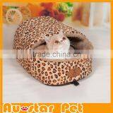 Specialized Leopard House Cats Pet Dog Bed Cat Kennel Sleeping Cage