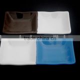 100% mealmine A5top food grade square cheap melamine dishware with custom print