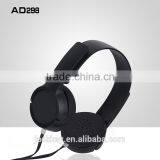Hot Sale AD298 Low Price Cable Wired Headphones Headsets for Gaming