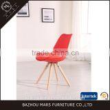Cheap Plastic Furniture Design Wooden Leg Dinning Room Chair thumbnail-5