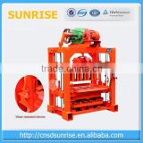 best selling 6 inches hollow block making machin with concrete mixer