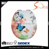 High quality butterfly printing toilet seat wc