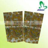 Printed Food Grade Zipper Top Aluminum Foil Bottom Gusset Bag