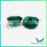 7*7 mm Square Cushion Cut Synthetic Raw Green Color of Emerald Stone thumbnail-6