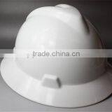 Full Brim White Safety Helmet Light