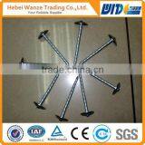 BWG9*2.5" Electro Galvanized roofing nail with flat head roofing coil nails