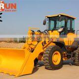 Everun Brand CE Approved 3 Ton Small Wheel Loader With Grapple/Grass Forks For Sale thumbnail-2