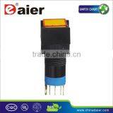 A12-11SF-N ON-(ON) Square Button Push Switch With Lamp