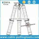 Aluminum Alloy Tubular Triped Gin Pole With Manual Winch thumbnail-1
