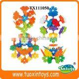 Plastic Childrens Snowflake Building Blocks Toys