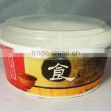 Accept Custom Order BOPS Material Disposable Round Plastic Lid for Paper Bowl thumbnail-1