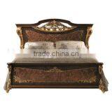 Solid Wood Golden Color Five Door Wardrobe/Luxury Italian Bedroom Furniture(MOQ=1 SET) thumbnail-4